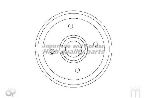 Тормозной барабан ASHUKI 1020-2008