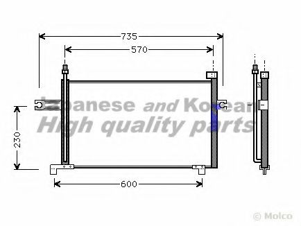 Конденсатор, кондиционер AURADIA 102721