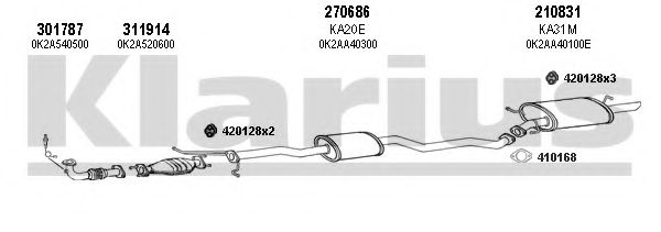 Система выпуска ОГ KLARIUS 500021E