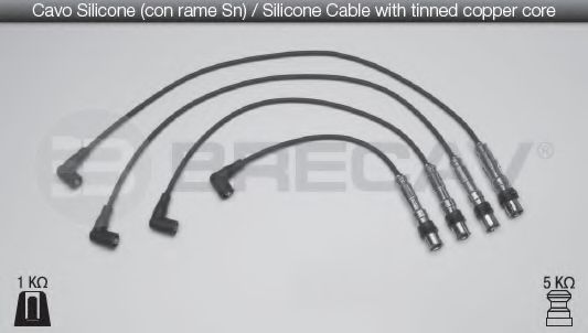 Комплект проводов зажигания BRECAV 02.526