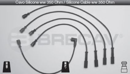 Комплект проводов зажигания BRECAV 07.508