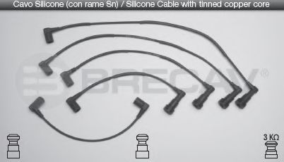 Комплект проводов зажигания BRECAV 30522