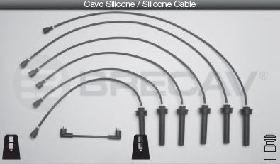 Комплект проводов зажигания BRECAV 39502