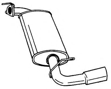 Глушитель выхлопных газов конечный SIGAM 16635