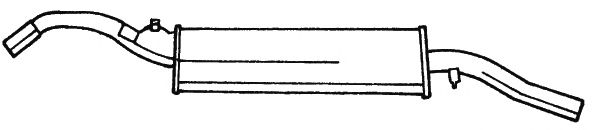 Глушитель выхлопных газов конечный SIGAM 60617