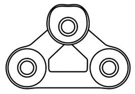 Кронштейн, система выпуска ОГ SIGAM 023024