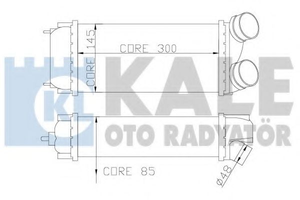 Интеркулер KALE OTO RADYATÖR 344000