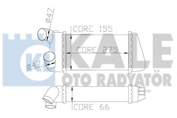 Интеркулер KALE OTO RADYATÖR 344100