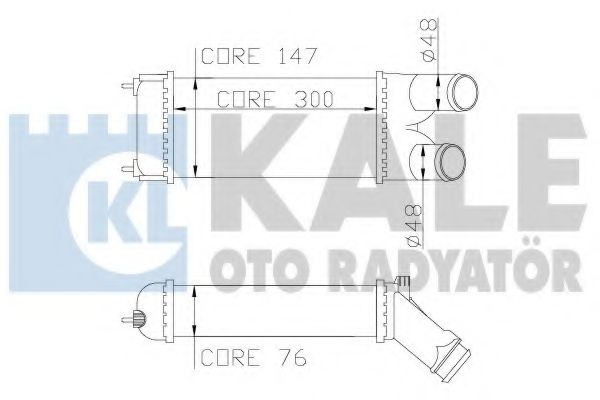 Интеркулер KALE OTO RADYATÖR 344400