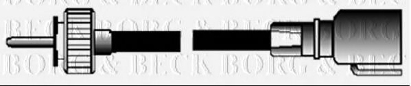 Тросик спидометра BORG & BECK BKS2051