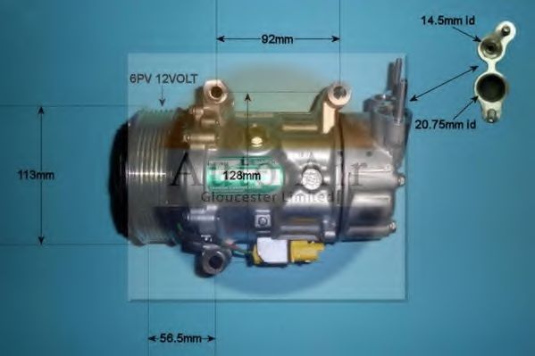 Компрессор, кондиционер AUTO AIR GLOUCESTER 14-1125