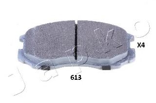 Комплект тормозных колодок, дисковый тормоз KAVO PARTS KBP1512