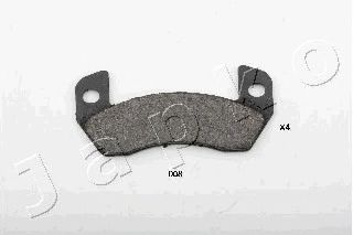 Комплект тормозных колодок, дисковый тормоз JAPKO 51008