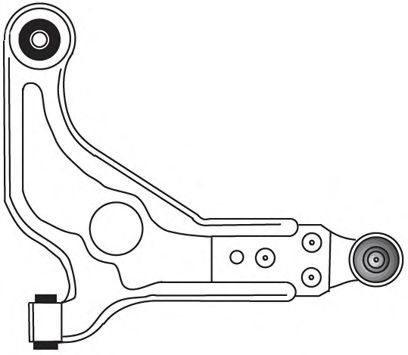 Рычаг независимой подвески колеса, подвеска колеса FRAP 2245