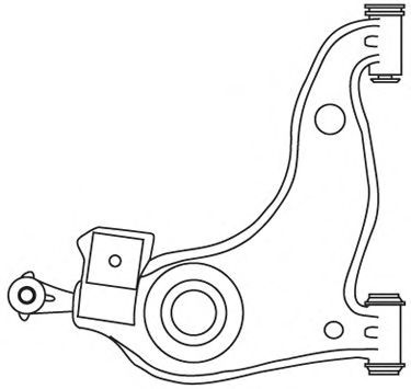 Рычаг независимой подвески колеса, подвеска колеса FRAP 2596