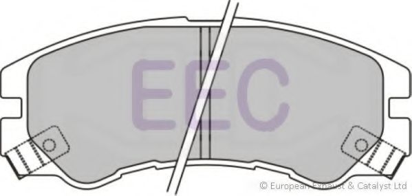 Комплект тормозных колодок, дисковый тормоз EEC BRP0797