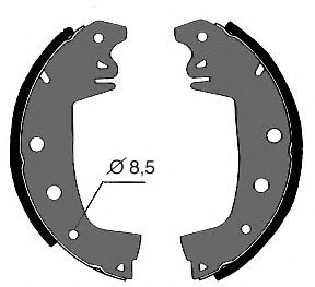 Комплект тормозных колодок VEMA 84297