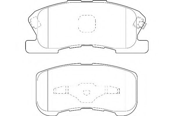 Комплект тормозных колодок, дисковый тормоз WAGNER WBP23497A