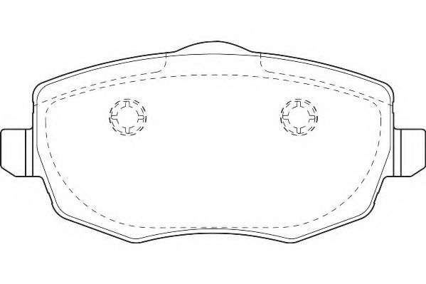 Комплект тормозных колодок, дисковый тормоз WAGNER WBP24073C