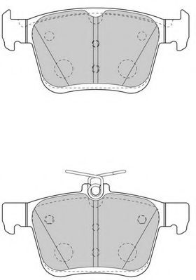 Комплект тормозных колодок, дисковый тормоз WAGNER WBP25008A