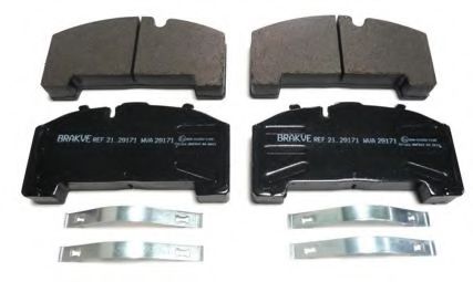 Комплект тормозных колодок, дисковый тормоз AIR FREN 21.29171