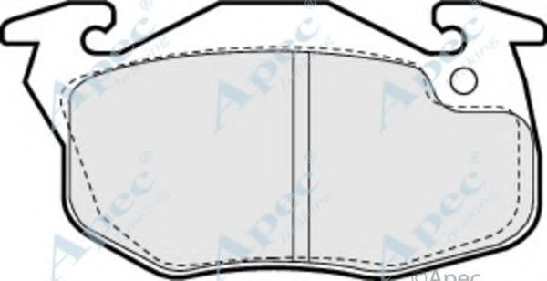 Комплект тормозных колодок, дисковый тормоз APEC braking PAD920