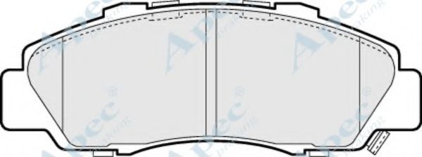 Комплект тормозных колодок, дисковый тормоз APEC braking PAD985