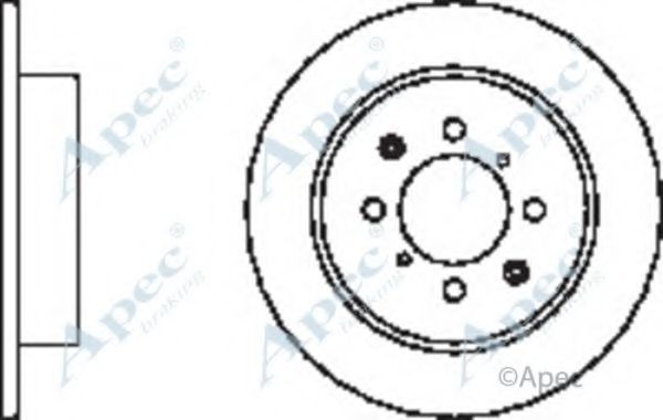 Тормозной диск APEC braking DSK2355