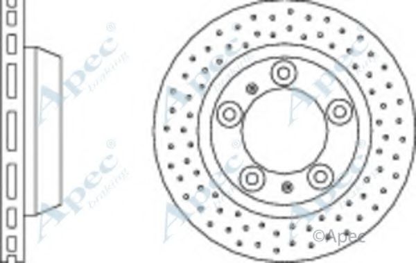 Тормозной диск APEC braking DSK2689