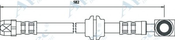 Тормозной шланг APEC braking HOS3055