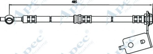Тормозной шланг PAGID 70596