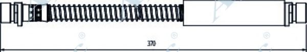 Тормозной шланг APEC braking HOS4142