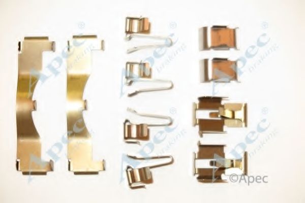 Комплектующие, тормозные колодки APEC braking KIT408