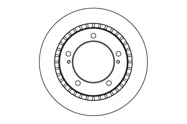 Тормозной диск MOTAQUIP LVBD1153Z