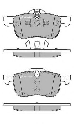 Комплект тормозных колодок, дисковый тормоз MOTAQUIP LVXL562