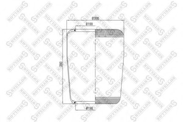 Кожух пневматической рессоры FEBI BILSTEIN 15037
