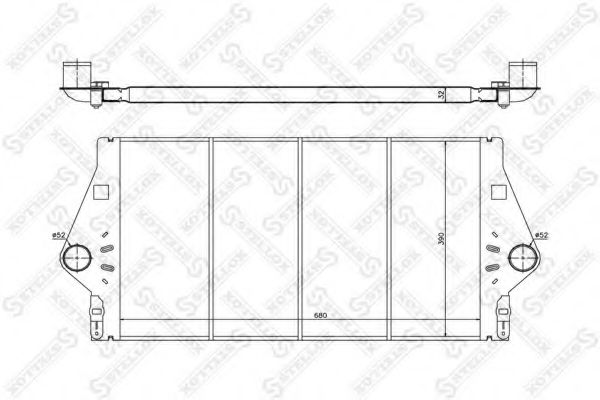 Интеркулер STELLOX 10-40067-SX