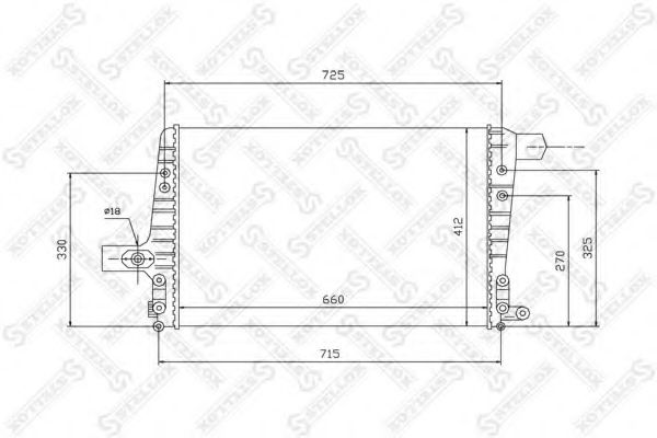 Интеркулер STELLOX 10-40104-SX