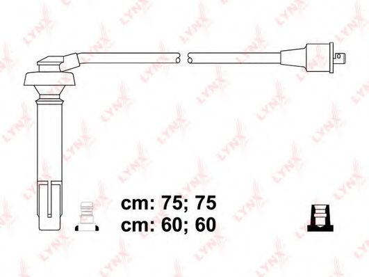 Комплект проводов зажигания LYNXauto SPC7114