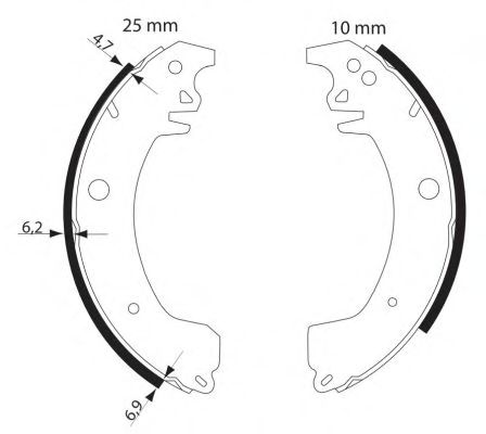 Комплект тормозных колодок HELLA PAGID 8DB 355 002-871