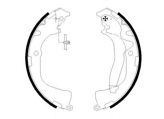 Комплект тормозных колодок HELLA PAGID 8DB 355 022-061