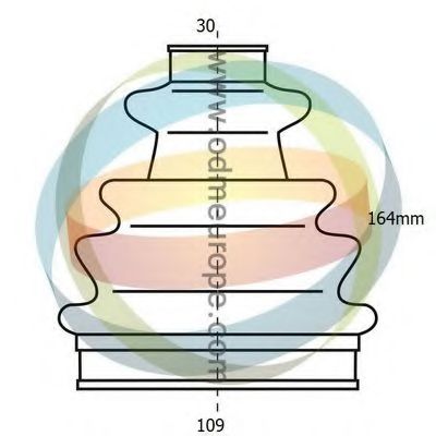 Комплект пылника, приводной вал ODM-MULTIPARTS 21-990136
