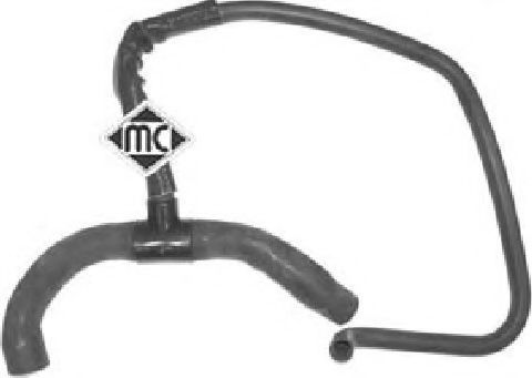 Шланг радиатора Metalcaucho 08856