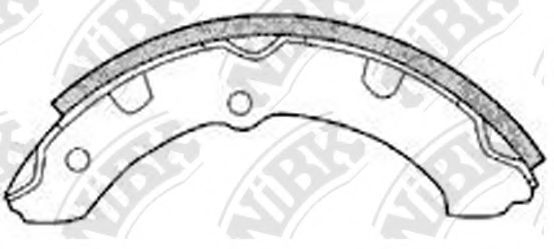 Комплект тормозных колодок NiBK FN2286