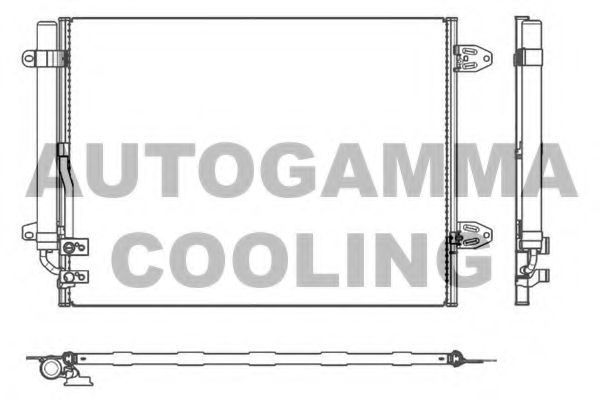 Конденсатор, кондиционер AUTOGAMMA 107031