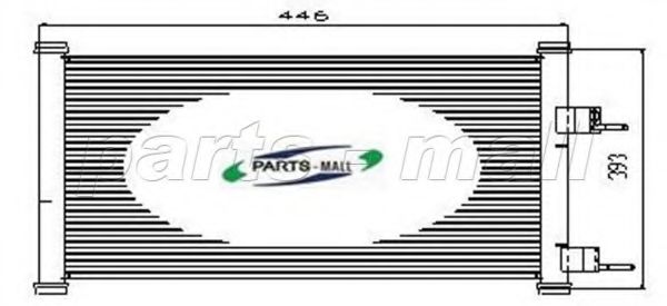 Конденсатор, кондиционер PARTS-MALL PXNC2-009