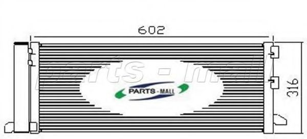 Конденсатор, кондиционер PARTS-MALL PXNCX-029G