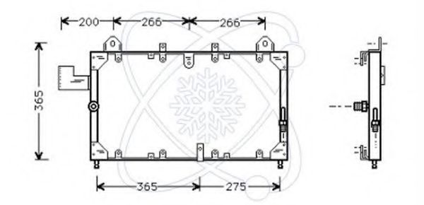 Конденсатор, кондиционер BEHR_ 8FC351036461