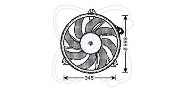 Вентилятор, охлаждение двигателя ELECTRO AUTO 32VC018