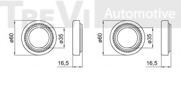 Комплект подшипника ступицы колеса INA 713625140